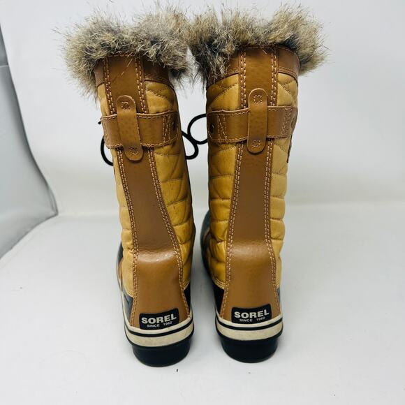 Sorel Tofino II Fur Trim Tall Snow Boots Waterproof Weather Winter Outdoor - 8.5 - Picture 4 of 7